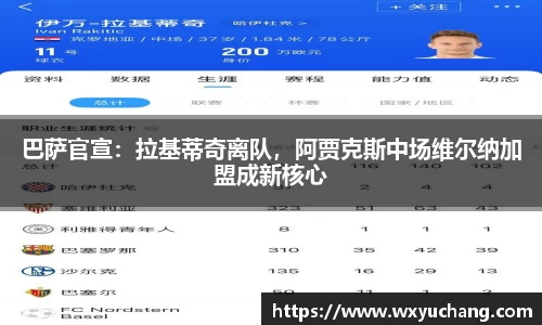 巴萨官宣：拉基蒂奇离队，阿贾克斯中场维尔纳加盟成新核心