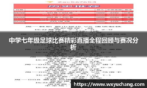 中学七年级足球比赛精彩直播全程回顾与赛况分析
