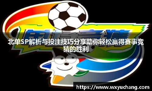北单SP解析与投注技巧分享助你轻松赢得赛事竞猜的胜利